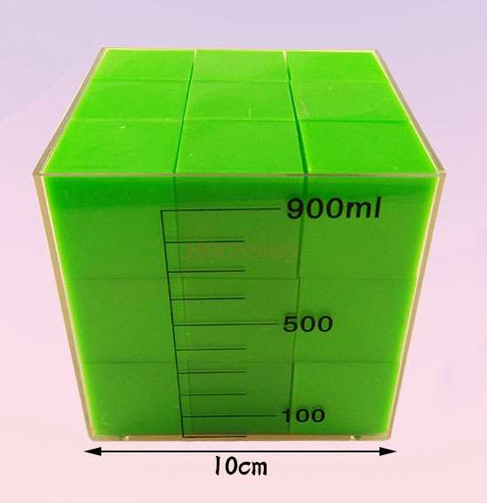3.3cm Magnetic Small Cube Teaching Capacity Demonstrator 1L Teaching Instrument