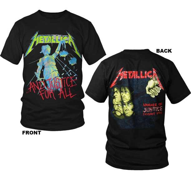 Metallica ...And Justice for All (double sided) Unisex T-Shirt XXXXL