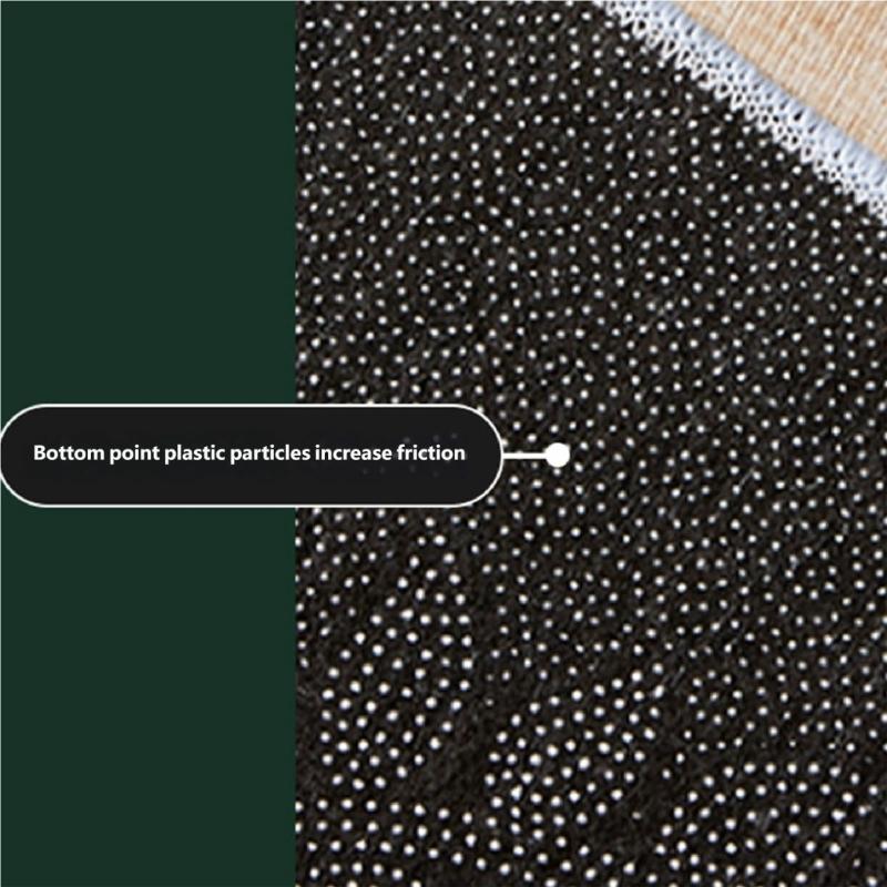 Nonslip Bath Mat Creative Money Shape Carpet Irregular Art Floor Mat for Living Room Bedroom Kitchen Hallway Entry Pad