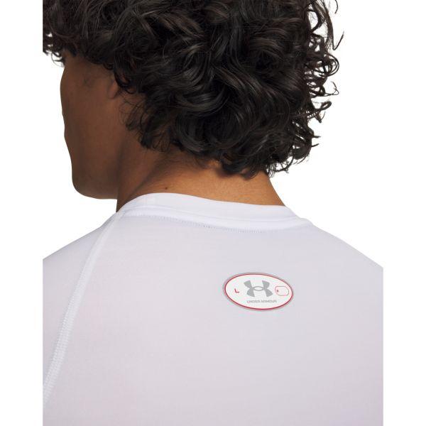 Under Armour Kurzarm Unifarben Logo Rundhals Slim Fit T-Shirt Herren Oberteile 6015382-100
