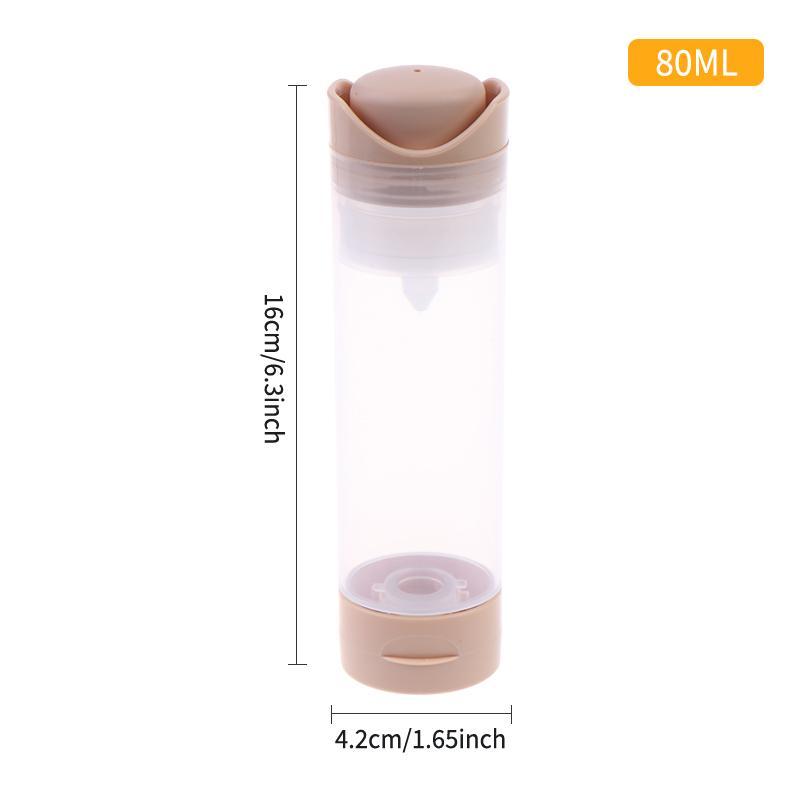 50/80Ml Empty Vacuum Press Dropper Bottle /Eye Cream/ Serum Empty Airless Syringe Bottle Cosmetic Container 80ml