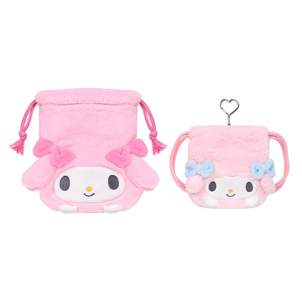 Sanrio Drawstring Bag Set of 2 with your favorite My Melody Ages 3 and up 866831 (Together friend)