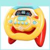 Simulation Car Steering Wheel Toy With Light And Sound For Kids Playroom Fun
