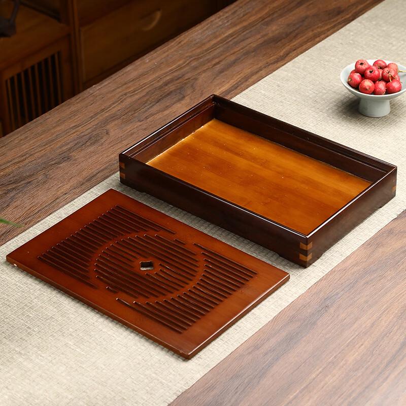 Chaxun Single-Layer Bamboo Dry Brewing Tea Tray