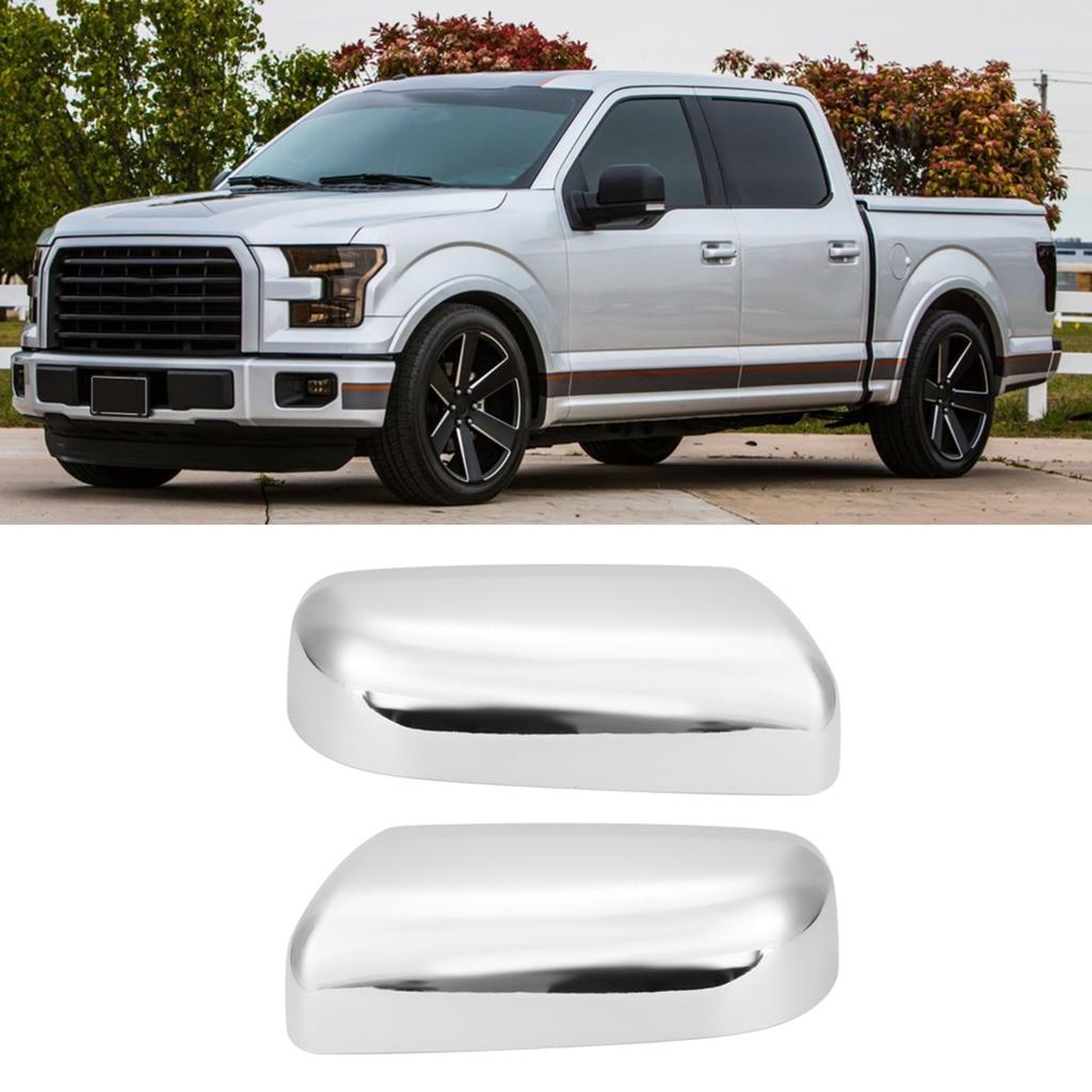 Car Modification Car Rearview Mirror Cover Decoration Accessories Fit For F150 0914 (Top)