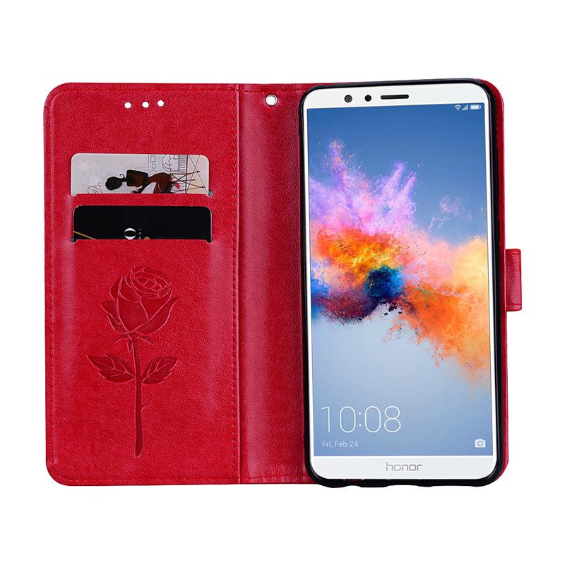 Flower Rose Wallet Leather Case For Huawei P30 P20 Pro Y5 Y6 Y7 Y9 P Smart Honor 20 10 Lite 8X 8A 9X