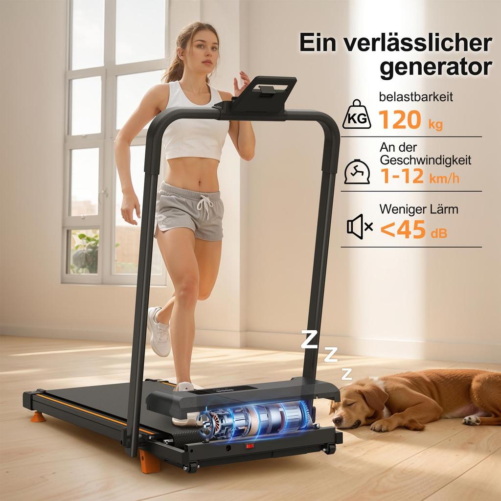 3-in-1 Treadmills Compact Desktop with Incline and APP