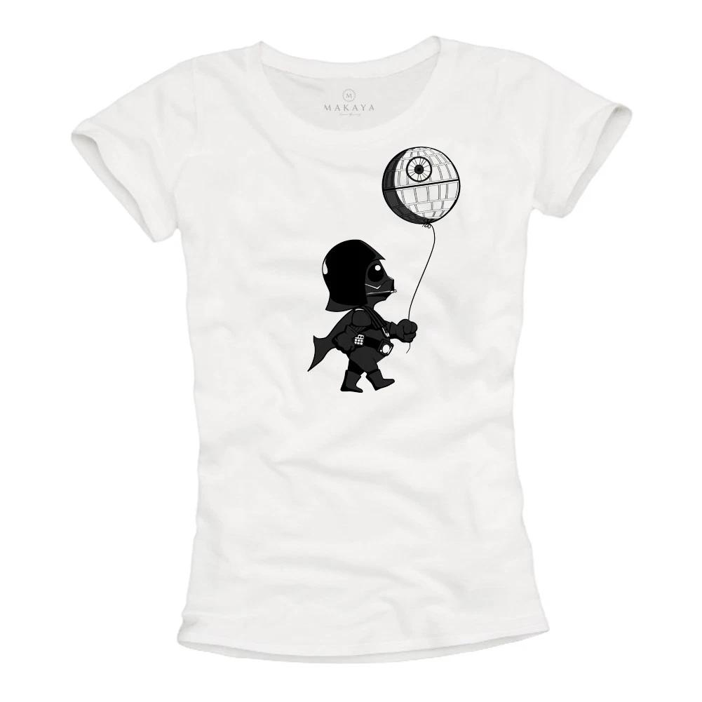 

COOL ART WOMENS MOVIE shirt WITH BANKSY DESIGN - TOP NERD GAMER GIRL TEE L