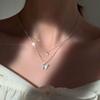 Fashion Simple Personalized Alloy Necklace Lats Shiny Collar Suitable for Women's Daily Accessories Holiday Gifts-S084