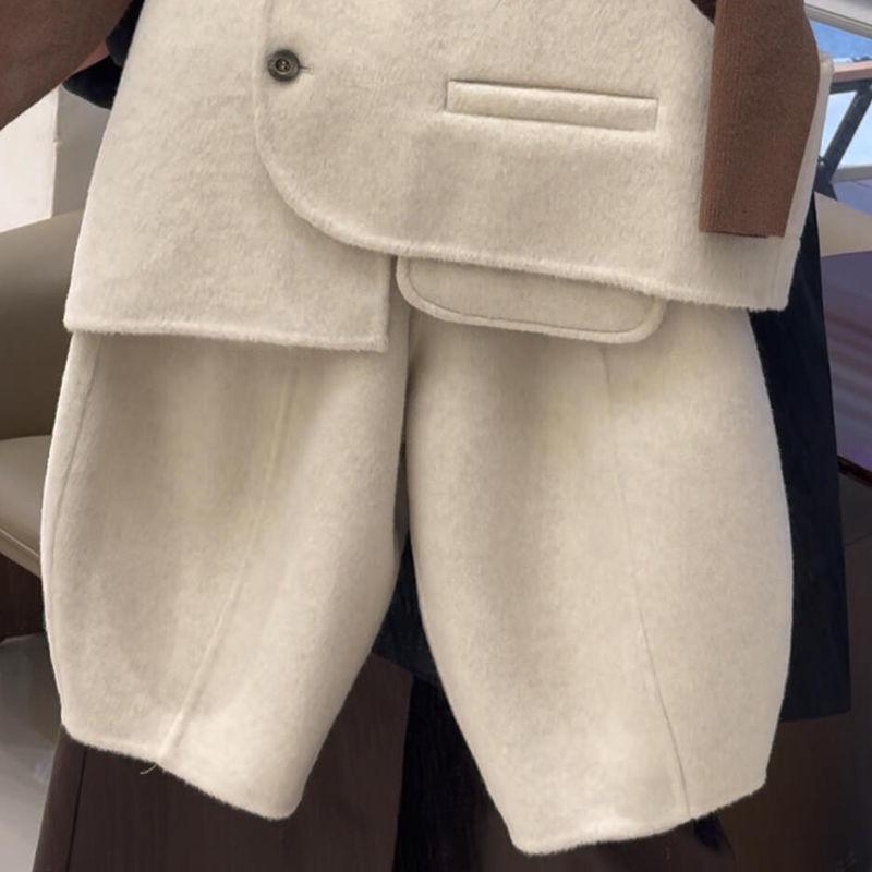 

Детский ретро комплект из жилета и брюк из британской шерсти на осень/зиму 2024 120