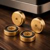 Gold Cutting Board Feet 40 * 10mm Amplifier Feet Durable Anti Vibration Feet  Kitchen Blocks