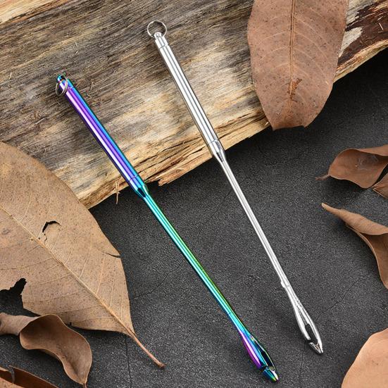 Stainless Steel Fish Hook Remover Rustproof Fishing Hook Unhooker Portable Dehooking Tool for Saltwater Freshwater Fishing
