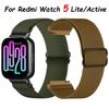 Bracelet en Nylon 20/22mm Pour Redmi Watch 5 Lite-Active/Oneplus Watch 4-3-2-2R Bracelet Tressé Pour Amazfit Active 3-2-Max-Balance 2-1