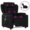 VidaXL Electric Reclining Massage Armchair Black Faux Leather 3204537