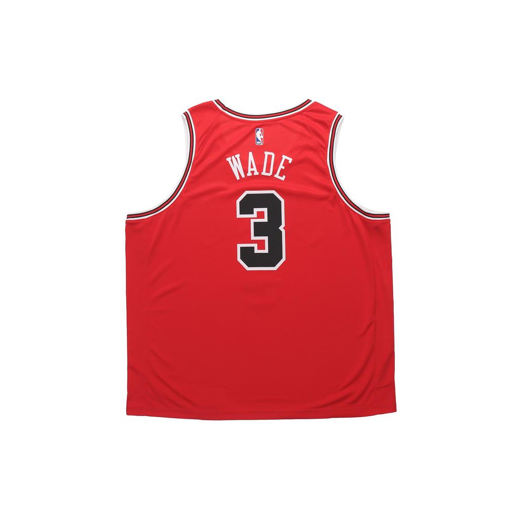 Nike NBA Retro Basketball Jersey SW Fan Edition Chicago Bulls Wade 3 Red Men's 864465-658