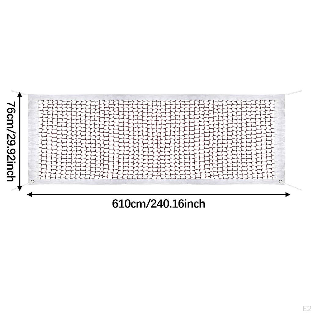Faltbares Badmintonnetz, Standard-Sportnetz für Innenhöfe, Dichte Kantennaht