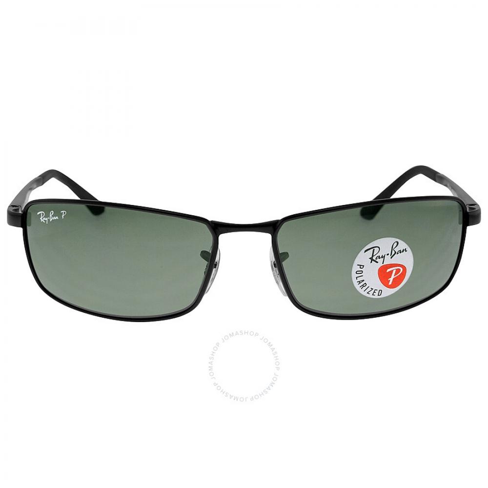 

Ray Ban Polarized Green Classic G 15 Rectangular Men s Sunglasses RB3498 002 9A 61