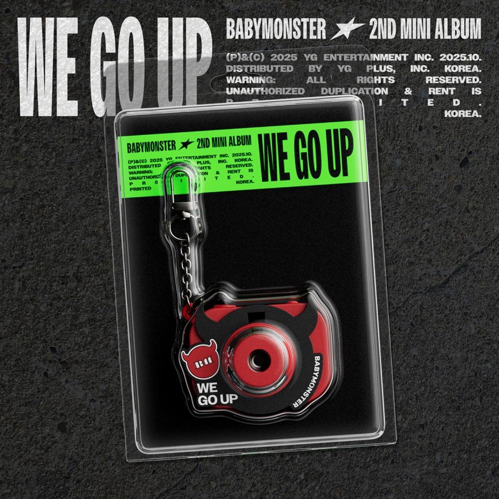 Babymonster We Go Up Мини-альбом 2-й Версия с брелоком.