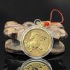 Coin Decoration Keychain 2026 Zodiac Horse Gold Color Commemorative Medal Year Of The Horse Small Gift Metal Crafts Souvenir