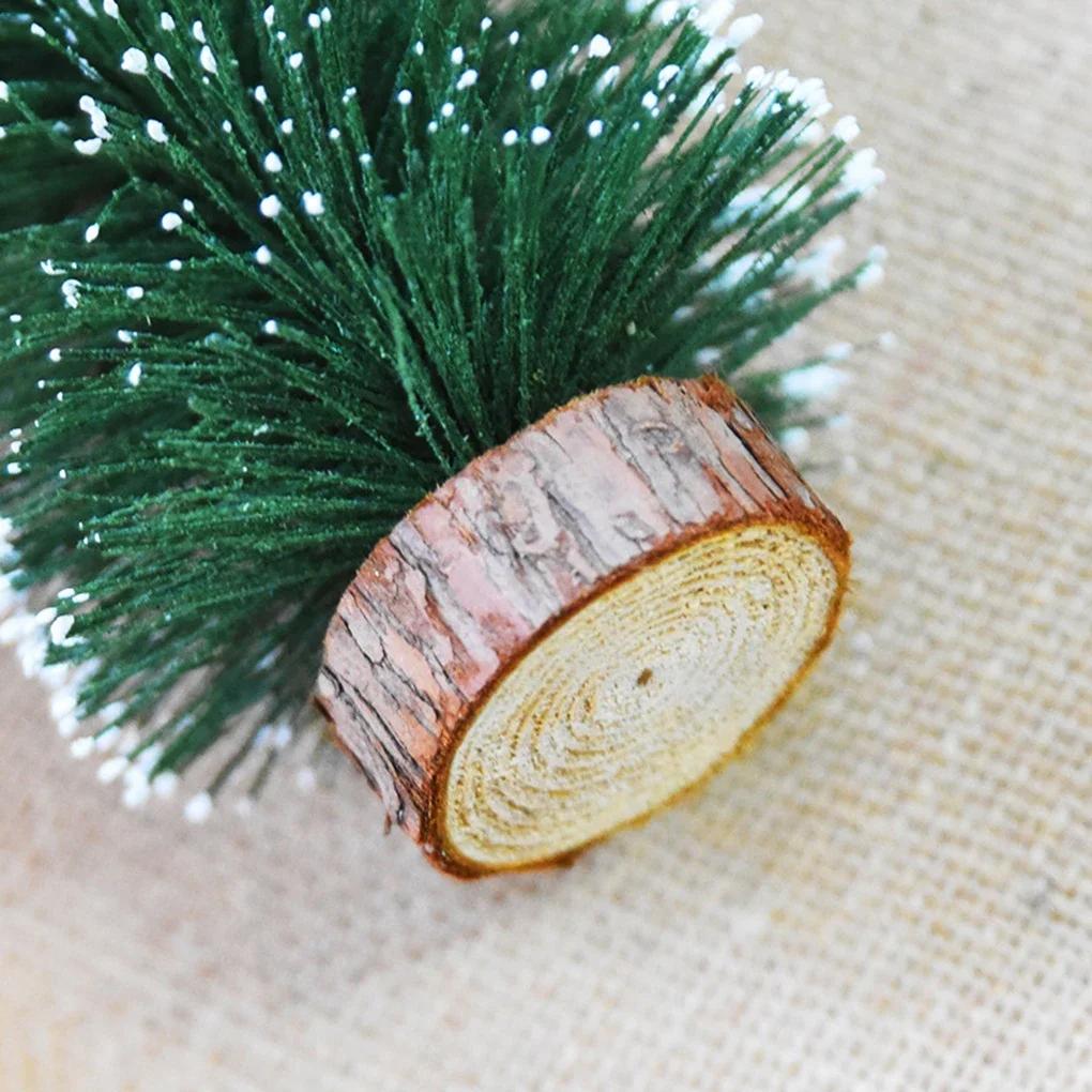 Mini Pine Christmas Tree Artificial Tabletop Decorations Festival Plastic Miniature Trees 2026 New Year Decorations for Xmas