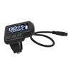 EN06 Display LCD per Bicicletta Elettrica Tachimetro con Connettore Luce 6 pin Cavo Impermeabile 24V 36V 48V 60V