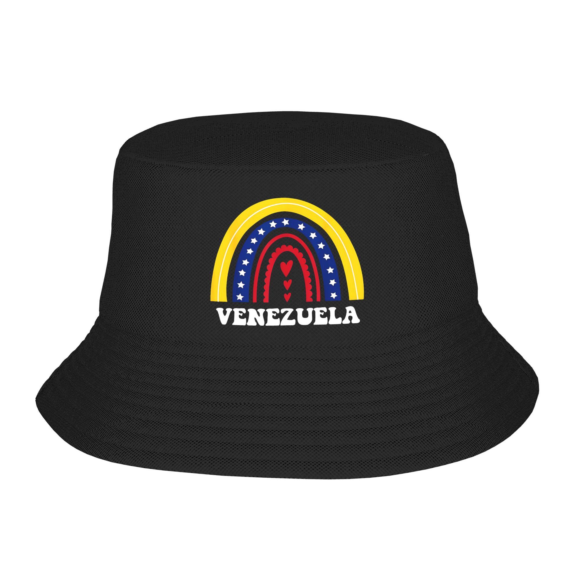 Stylish Venezuela Venezuelan Flag Bucket Hat Women Unisex Lightweight Outdoor  FisherUnisex Caps Beach Hat One Size