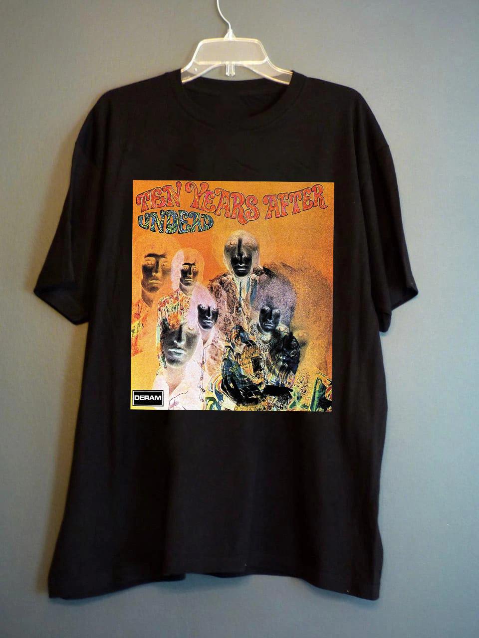 Rare Ten Years After Band Undead Album Black S to 5XL Tee Shirt SN702 XXL