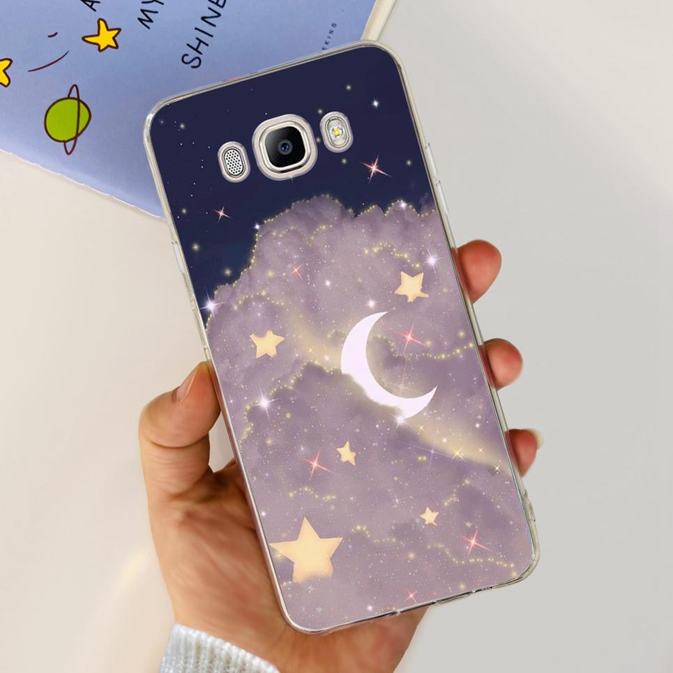 For Funda Samsung Galaxy J5 2016 Phone Case Cute Cat Dinosaur Soft Silicone Cases For Samsung J5 2016 J510 Back Cover Bumper