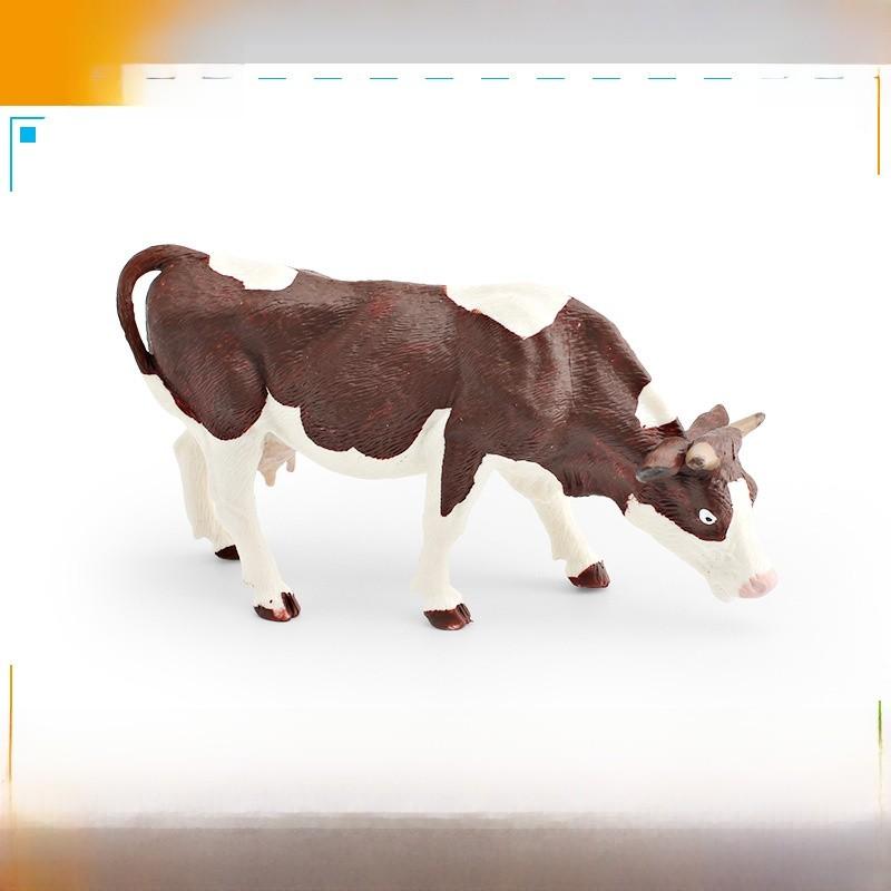 Realistische Bauernhoftier-PVC-Figuren mit Milchkühen und Stiermodellen für Kinder, Lernspielzeug