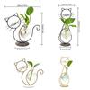 Simple Cat Iron Flower Ware Hydroponic Flower Arrangement Vase