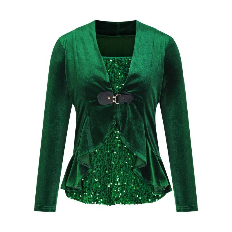 JPNTKY Women's Fashion Casual V-Neck Long Sleeve Blouses & Shirts
