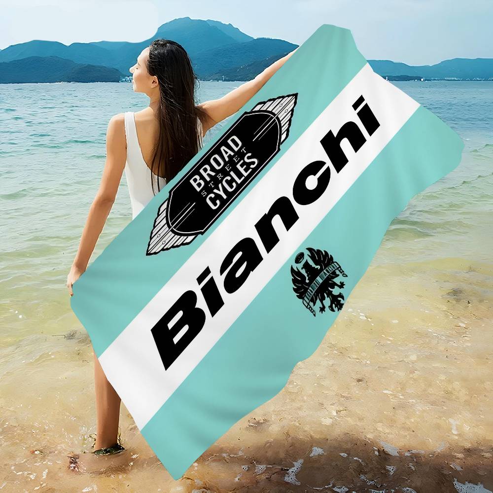 Living Room Carpet Bianchi Bike Microfiber Blanket Quick Drying Beach Towels Oversized Super Absorbent Pool Towel Blanket