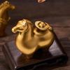 Brass Horse Zodiac Figurine: Office Decompression & Birthday Gift Decor.