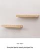 Solid Wood Lace Wall-Mounted Decorative Shelf for Home Living Room