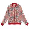 Versatile Women's Sun-Proof Lightweight Plus Size Printed Baseball Jacket - Summer Casual Trendy Cardigan for Mothers