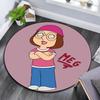 Meg Griffin Pattern Round rug,Carpet Rug for Living Room Bedroom Playroom ,Non-slip Floor Mat,Holiday Gifts and Birthday Gifts.