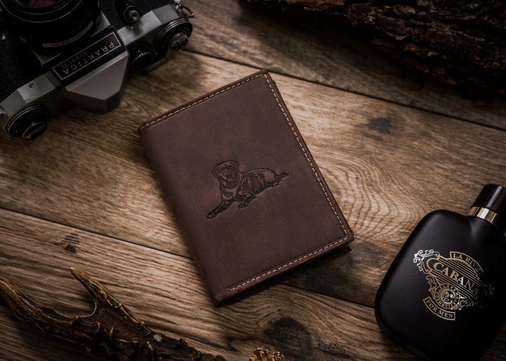 Large, Vertical Men's Wallet Made of Genuine Leather - Always Wild