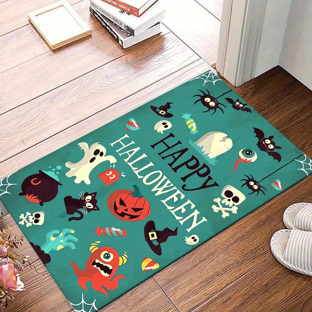 

1pc Happy Halloween Area Rug, Slip-Resistant, Easy-Clean, Stain-Resistant, Perfect for Cozy Living Rooms, Bedrooms, Kitchens, Offices, and H 60cm by 90cm