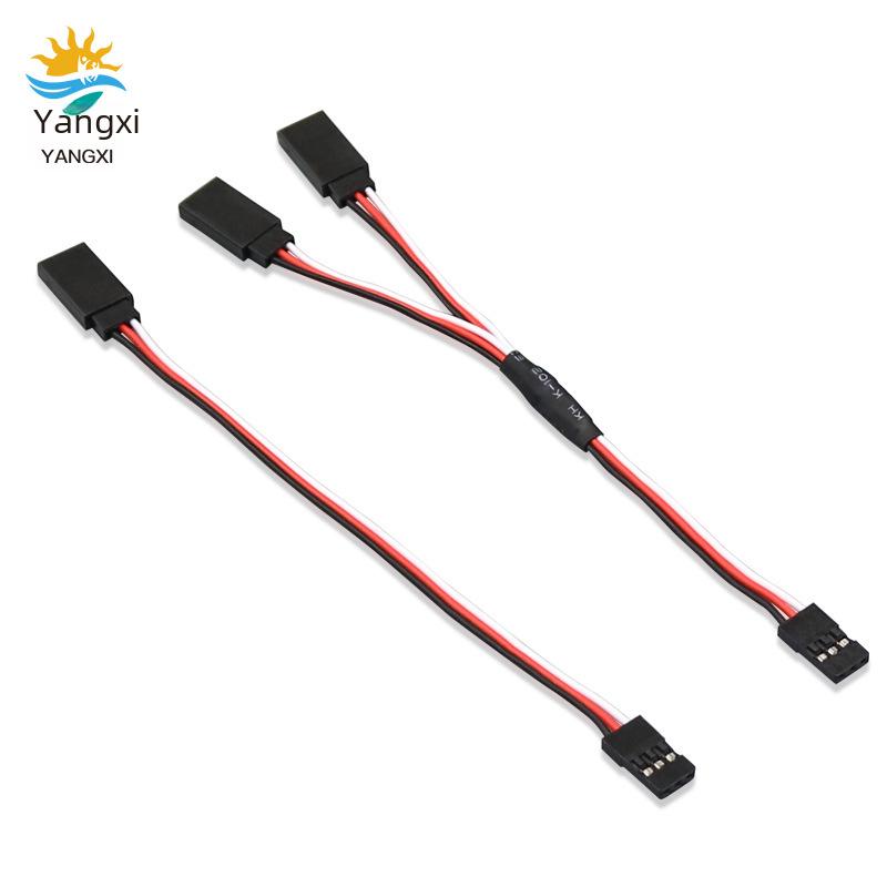 "30-Core Servo Extension Cable for Model Cars and Aircraft, Male to Female, 150/200/300/500mm"