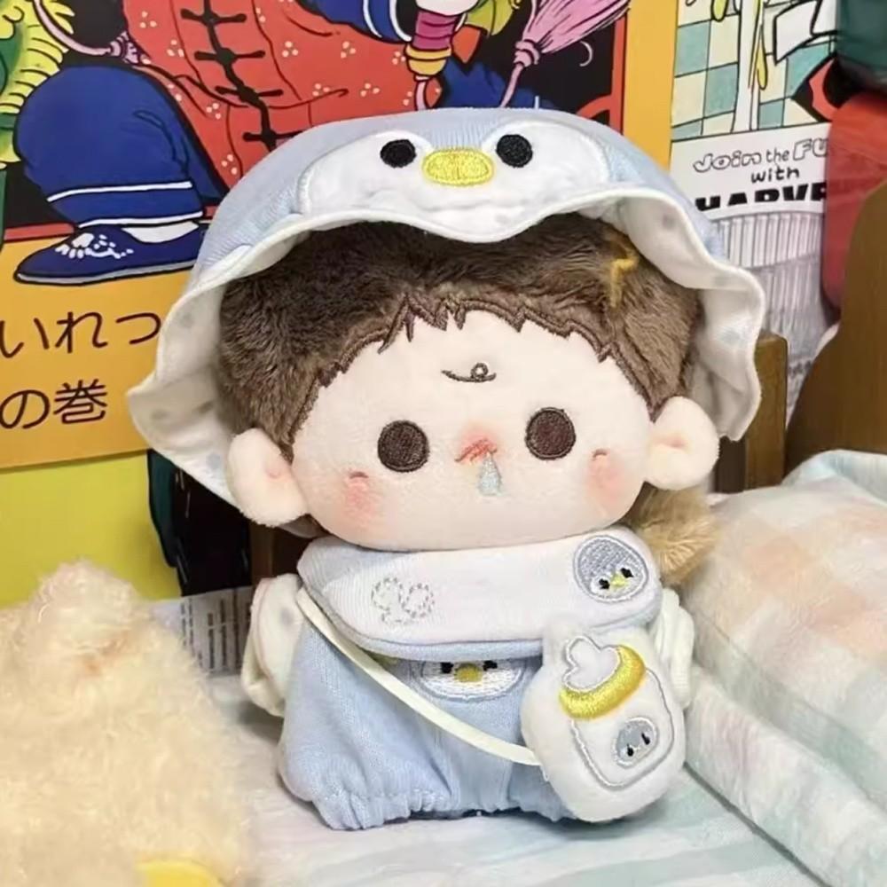 1 Set Baby Bottle Cotton Doll's Clothes Set Cartoon 10cm Doll Clothes Children's Gift