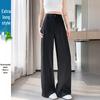 Women's High Waist White Linen Wide Leg Pants