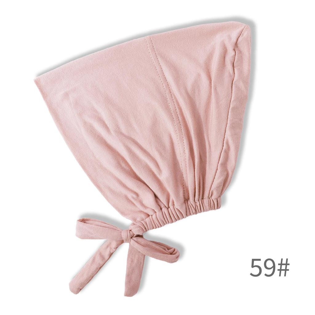 Premium Mercerized Cotton Adjustable Elastic Hair Cover Cap