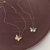 Retro Elegant Butterfly Pendant Necklace - Simple, Versatile, and Chic Clavicle Accessory