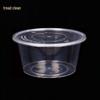 Disposable Round Transparent Plastic Food Containers