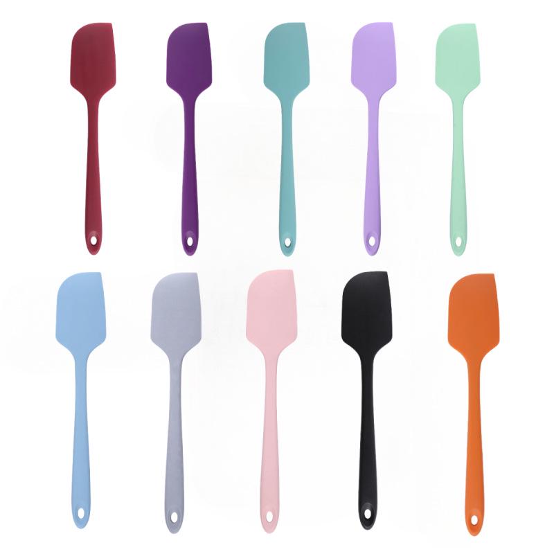 Silicone Spatula Set: Heat-Resistant, One-Piece Scrapers for Mixing & Baking (Small & Large Sizes)