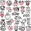 Mother Of Humanity Cow Embroidery Cloth Sticker Energy Cartoon Cow Head Patch Sticker Cow Clothing Decoration Embroidery Label