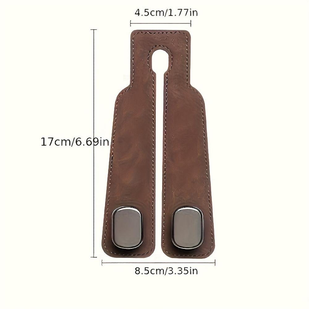 1 Pcs/set, [Hidden Hook] Car Seat Back Cover | Made of PU Material | Hidden Hook Design | Suitable for Various Models