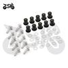 For YAMAHA YZF R1 R6 FZS 1000 YZF-R1 YZF R6 SUZUKI KAWASAKI BMW 10pcs Windshield Screw Nut Sets Windscreen Bolt Kit