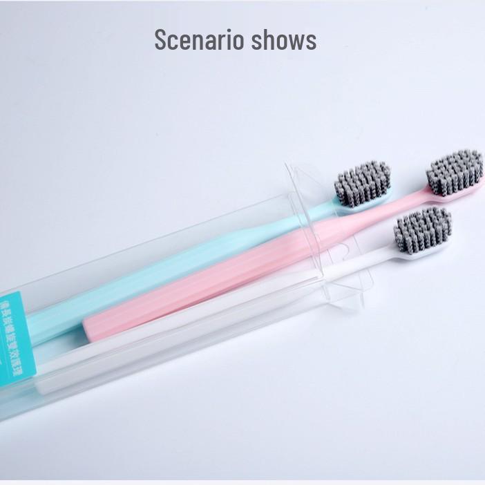 Nano Soft Bristle Antibacterial Toothbrush 3-Pack Family Set