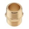 Adaptador de Rosca para Tubería de Latón Hembra de 3/4 de Pulgada a NPT Macho para Tuberías Industriales, Sistemas de Aceite, Aplicaciones de Tuberías de Agua de Jardín